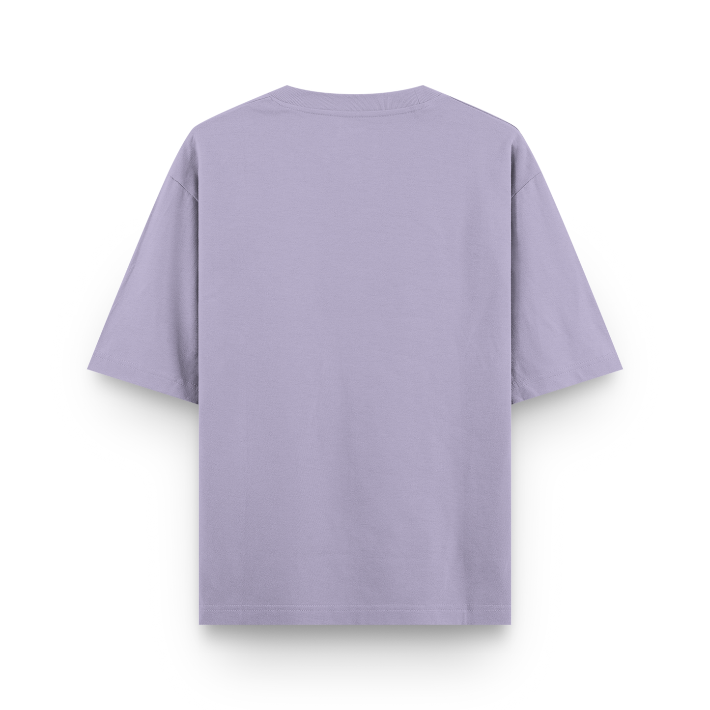 Trust No One Typography Unisex Oversized Lavender T-Shirt