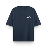 Why Not Me Rock Lee Edition Navy Blue Oversized T-Shirt