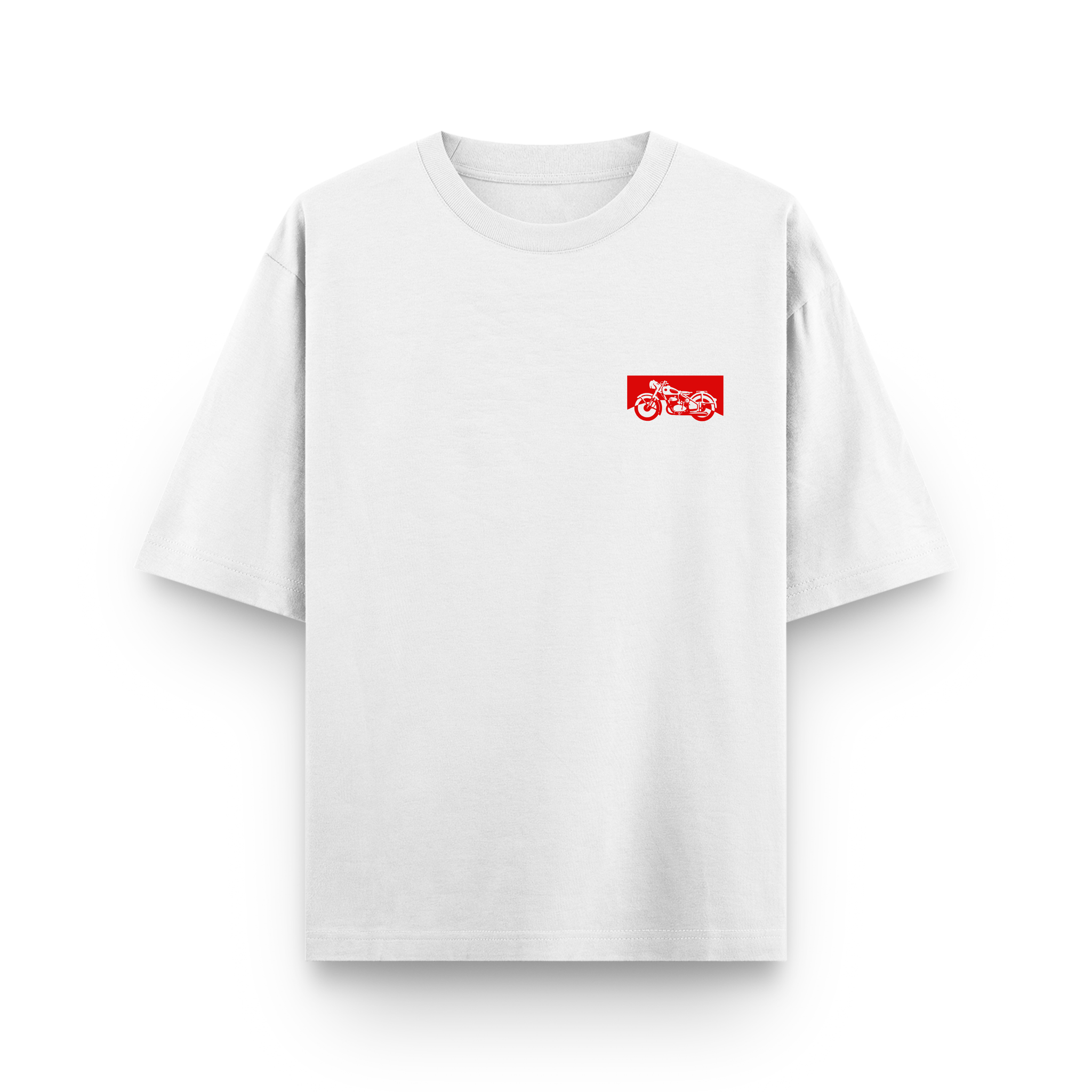Wild Punch Rider Streetwear Oversized White T-Shirt