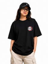 Zenitsu Thunder Oversized Cotton Unisex Black T-Shirt