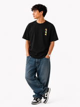 Zoro Katana Oversized Black Anime Graphic T-Shirt